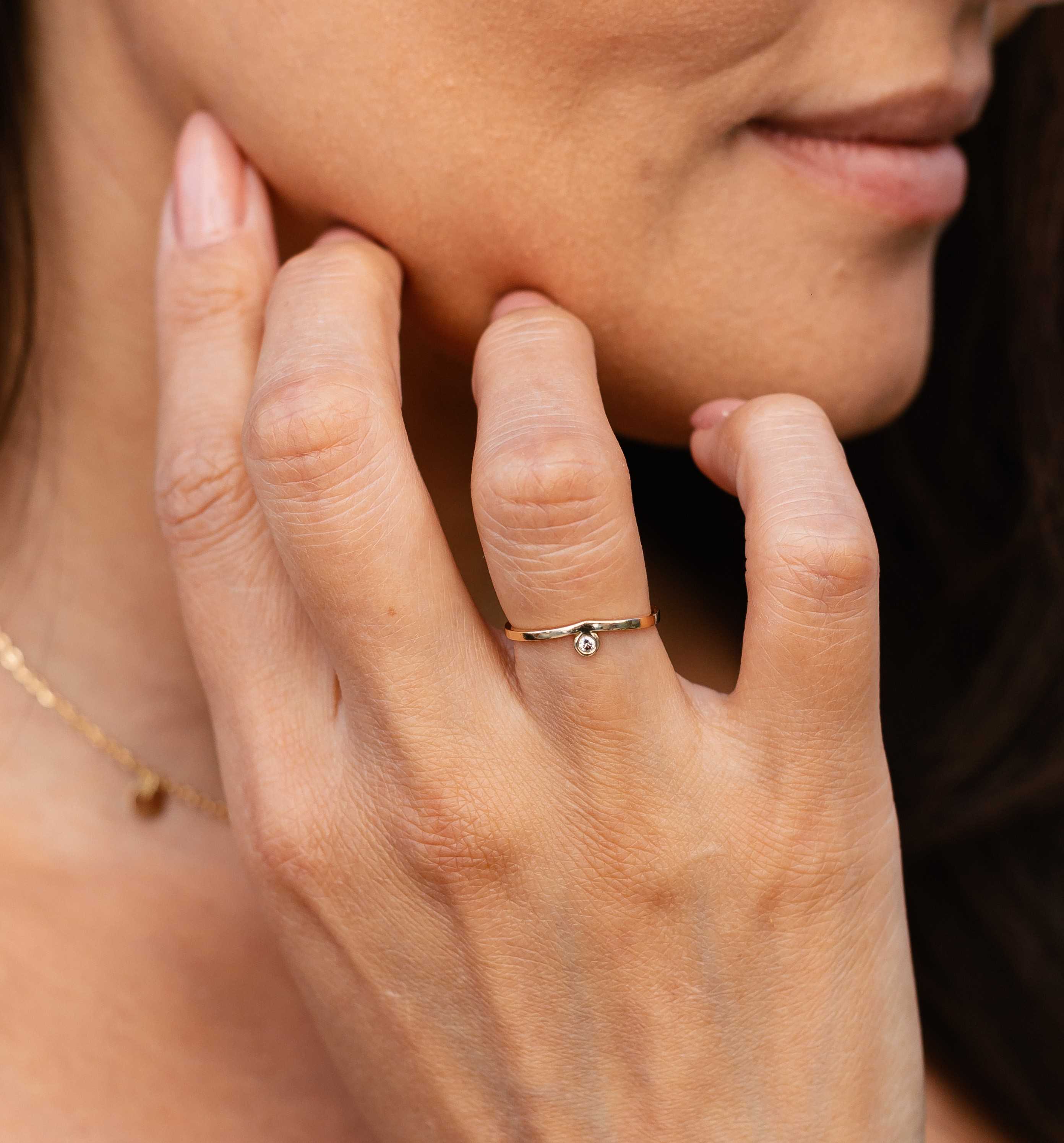 anel fio ouro 18k
