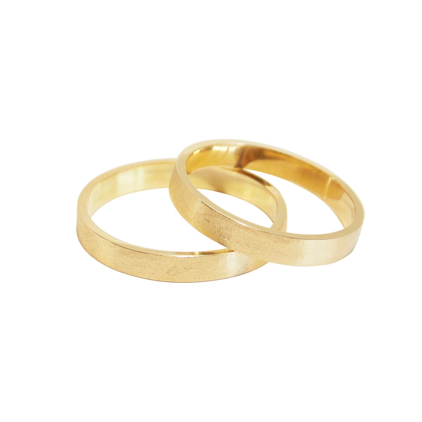 Alianças de Casamento Reta 3mm 18k