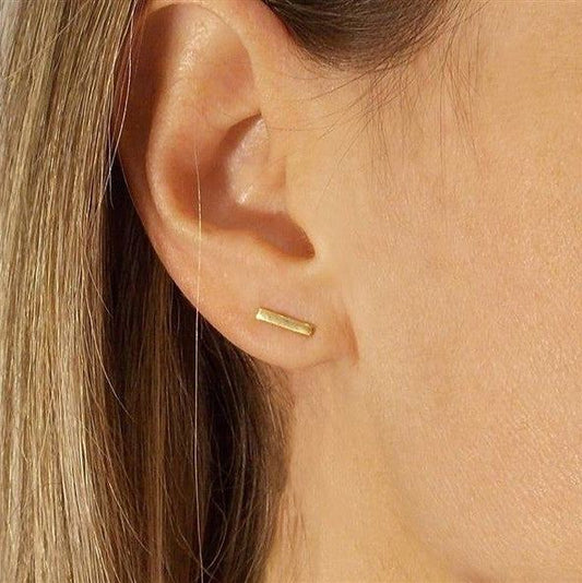 Brinco Barra Palito Ouro 18k