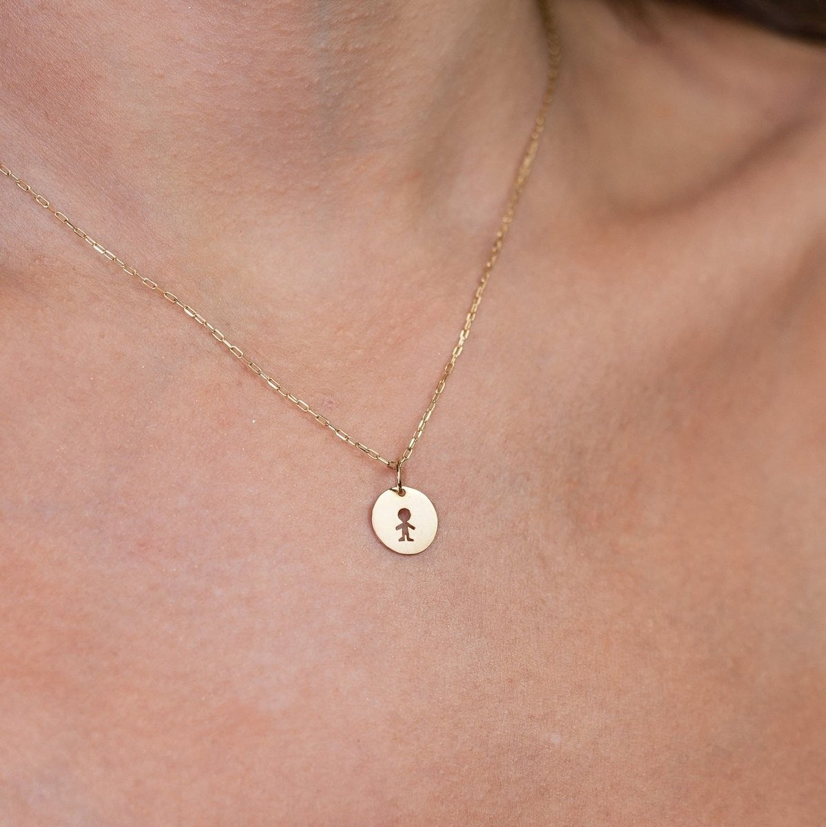 Colar Cartier Medalha Menino/a Ouro 18k