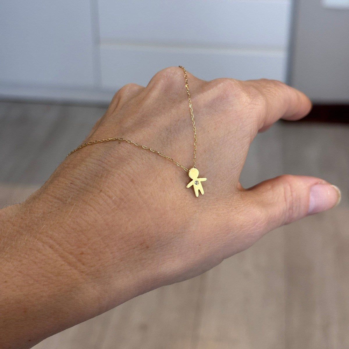 Colar Cartier Menino 1cm Diamante Ouro 18k