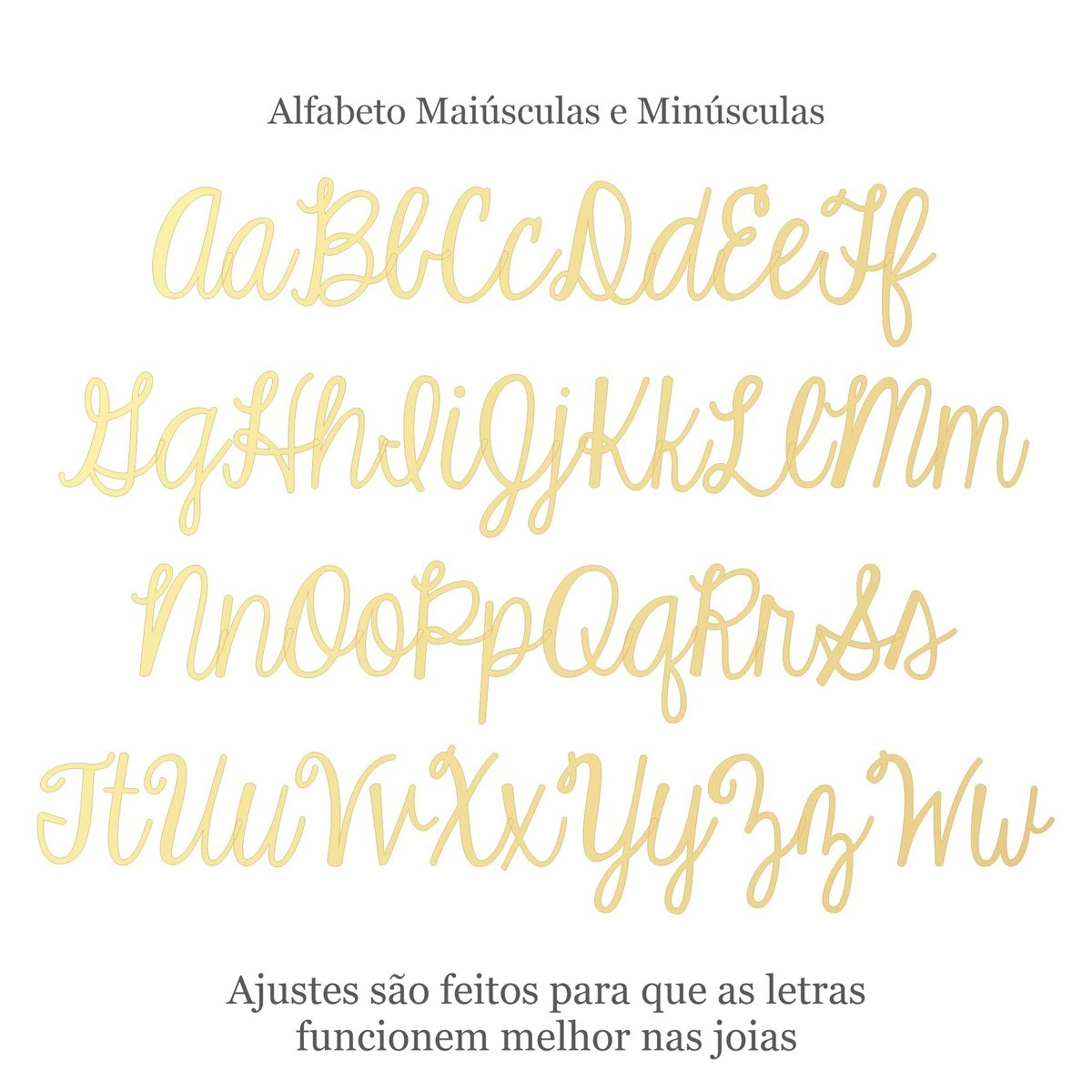 Colar Nome e Coração Vazado Ouro 18k