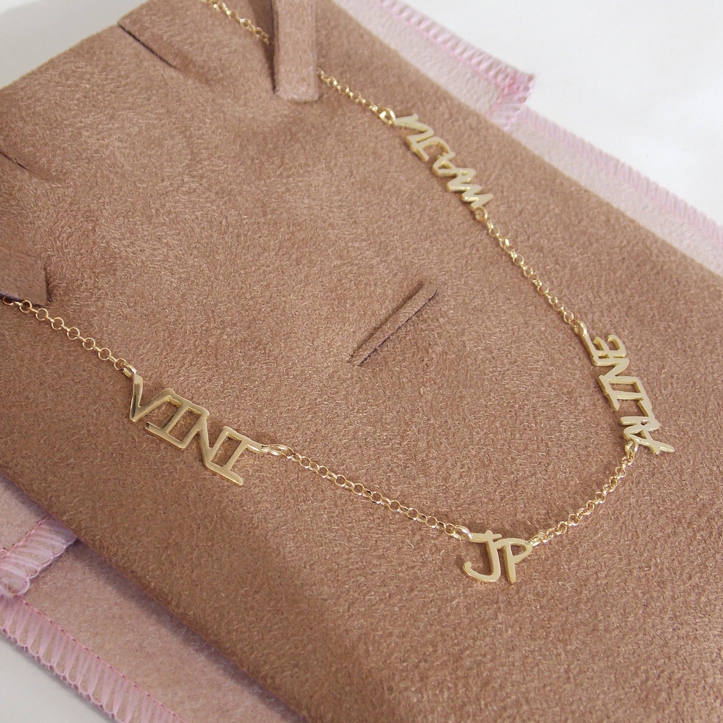 Colar Personalizado Nomes e Apelidos Ouro 18k