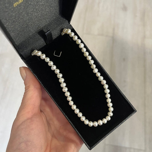 Colarzinho de Pérolas Ouro 18k