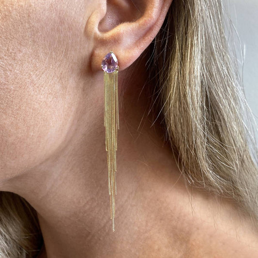 Franja 11 Fios Ouro 18k