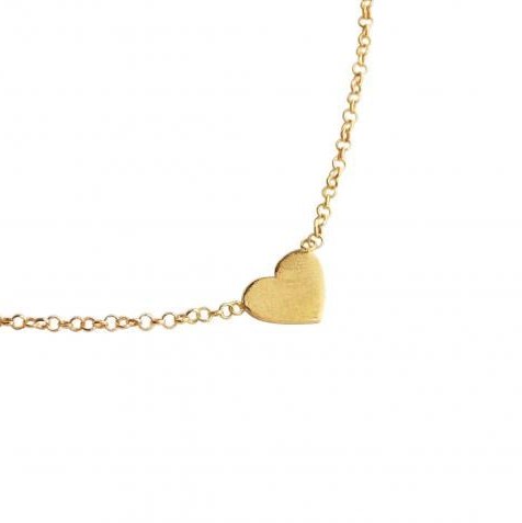 Colar Choker Coração Ouro 18k