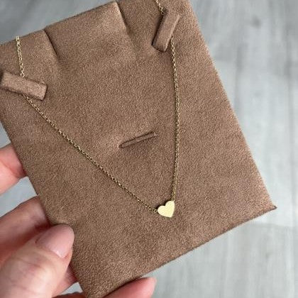 Colar Choker Coração Ouro 18k