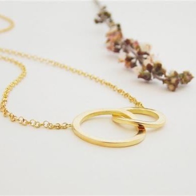 Colar Círculos Ouro 18k