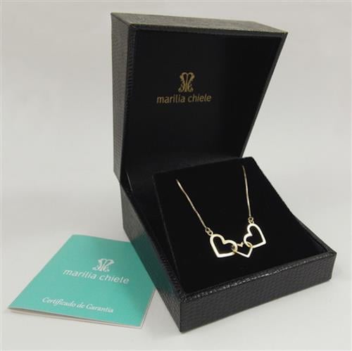 Pulseira Ouro 18k Três Corações