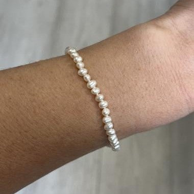 Pulseirinha de Pérolas Ouro 18k