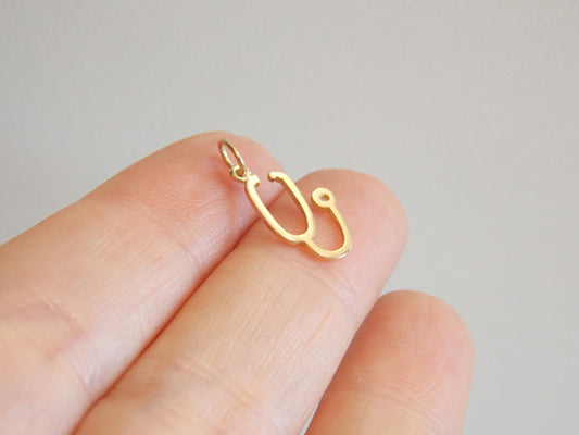 Pingente Estetoscópio 1 Ouro 18k