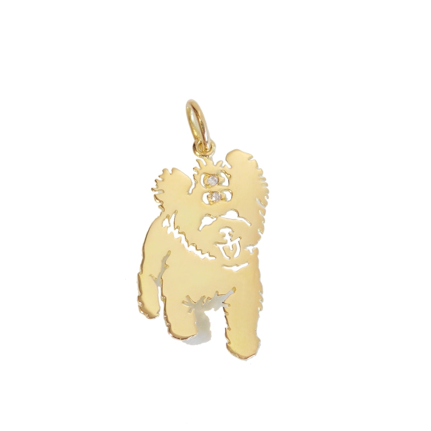 Pingente Yorkshire Ouro 18K Diamantes