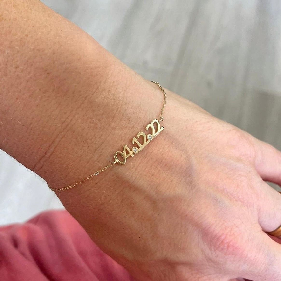 Pulseira de Ouro 18k Data