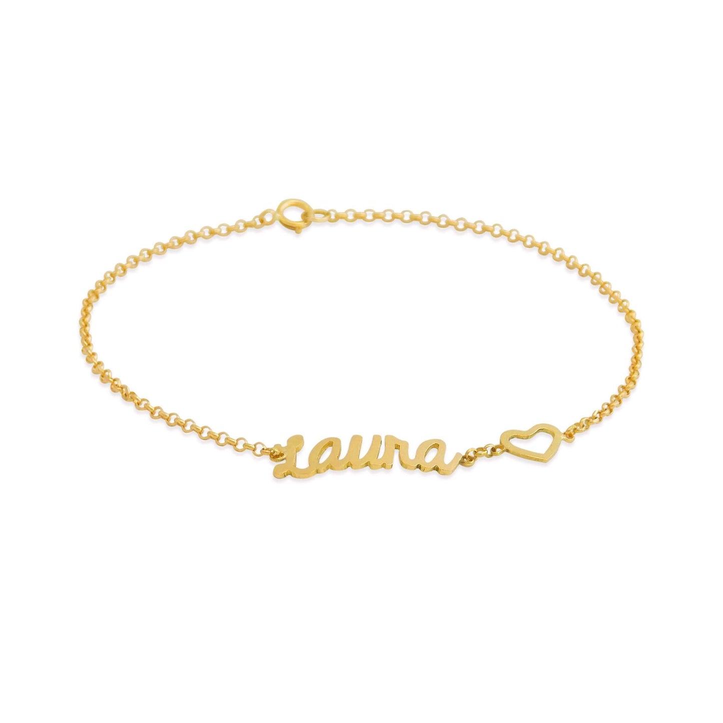 Pulseira de Ouro 18k Personalizável