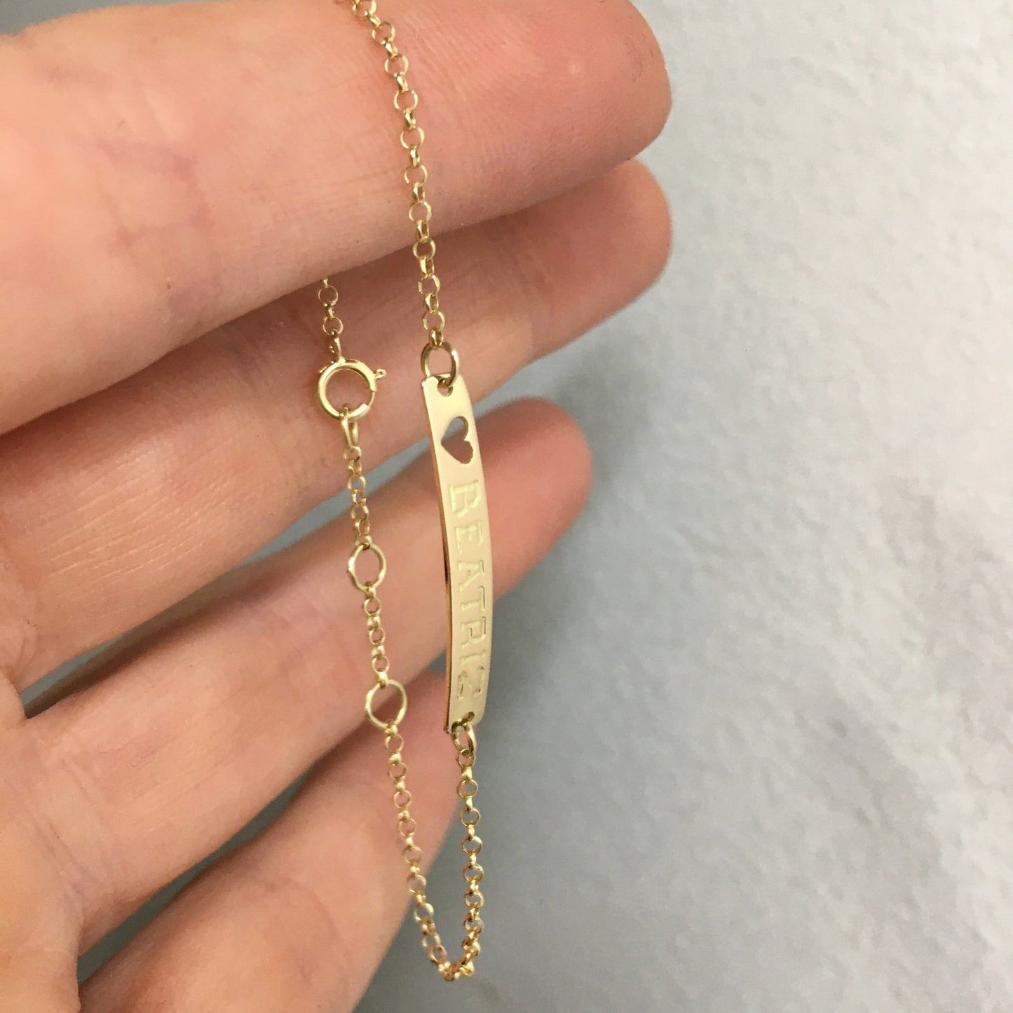 Pulseira de Ouro Bebe Melindrosa Portuguesa