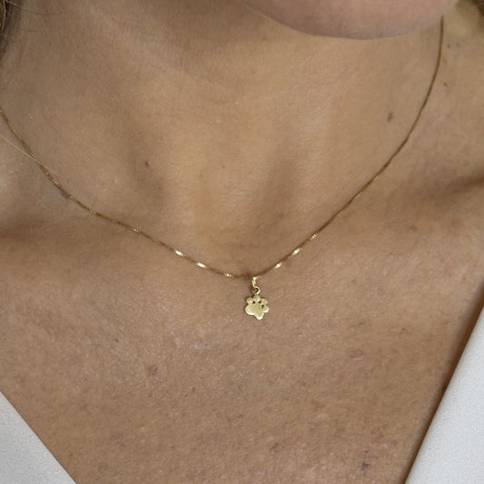 Colar Patinha Ouro 18k