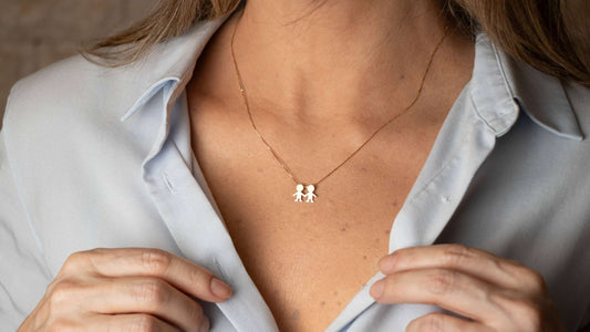 colar filhos delicado