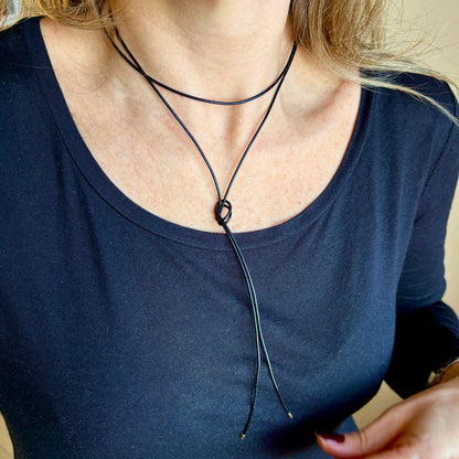 Colar Courinho Ponteiras Ouro 18k