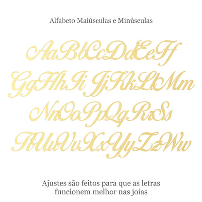 Colar Veneziana 2 Nomes Ouro 18k