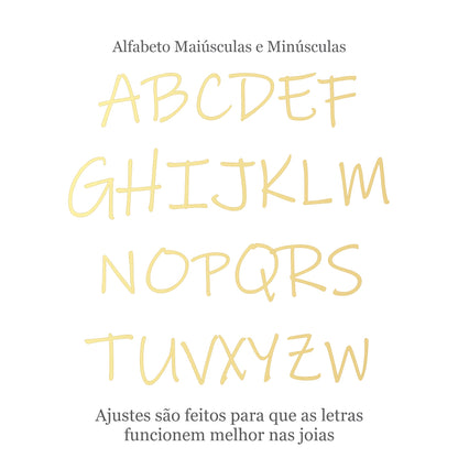 Colar Personalizado Nomes e Apelidos Ouro 18k