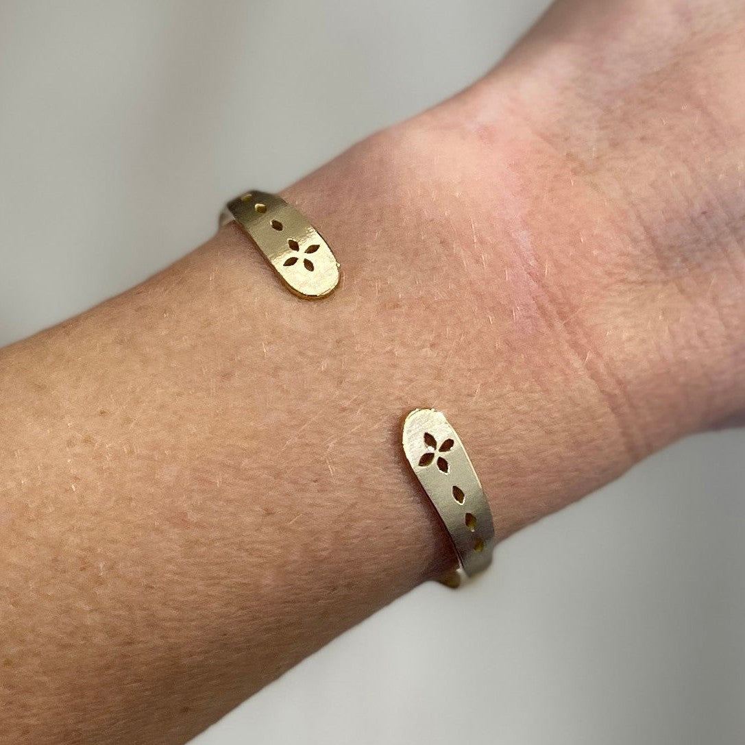 Bracelete de Ouro 18k Orgânico