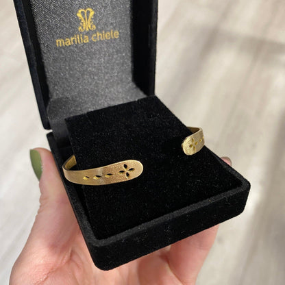 Bracelete de Ouro 18k Orgânico