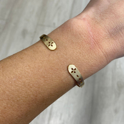 Bracelete de Ouro 18k Orgânico