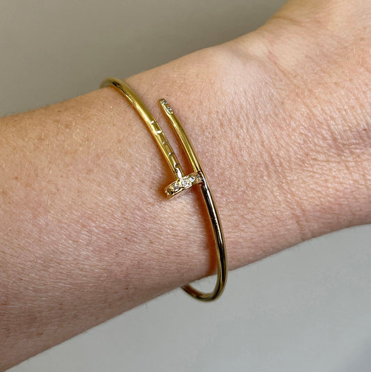 Bracelete de Ouro 18k Rígido