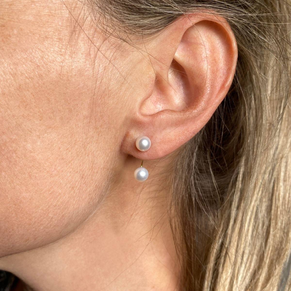 Brinco Grace Kelly Ouro 18k