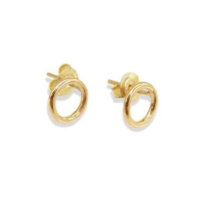 Brinco Circulo Ouro 18k