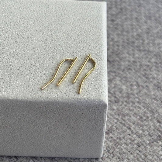 Brinco Earcuff Palito Ouro 18k