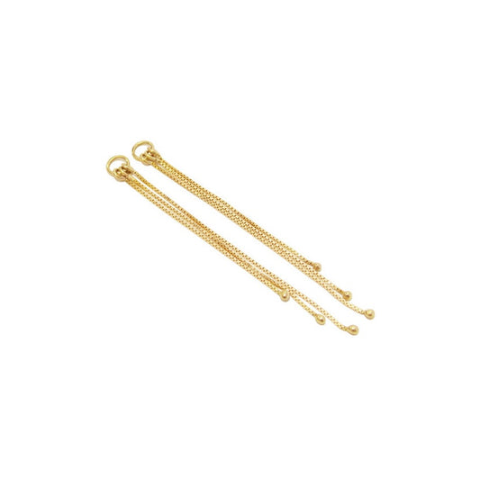 Chuveirinho 3 Fios 4cm Ouro 18k