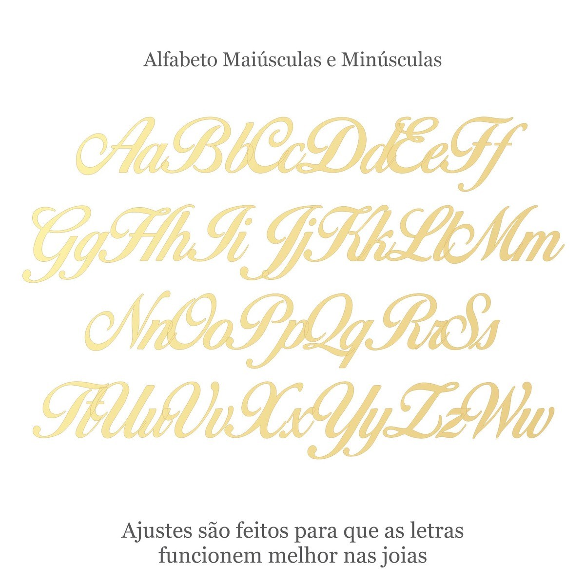 Colar 4 Nomes Coração Ouro 18k