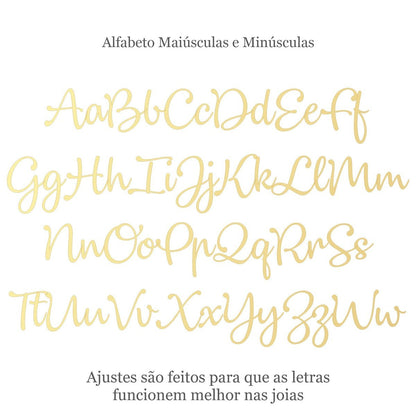 Colar Apelidos Personalizados Ouro 18k