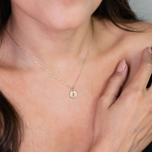 Colar Cartier Medalha Menino/a Ouro 18k