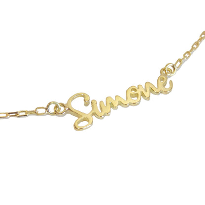 Colar Choker Cartier Nome Ouro 18k