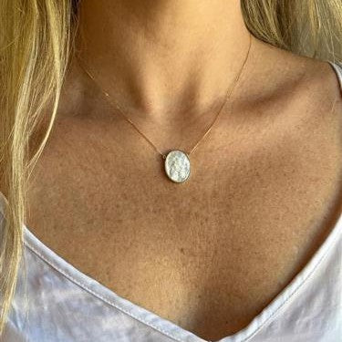 Colar São Jorge Camafeu Ouro 18k