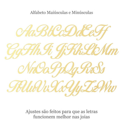 Colar Veneziana 2 Nomes Ouro 18k