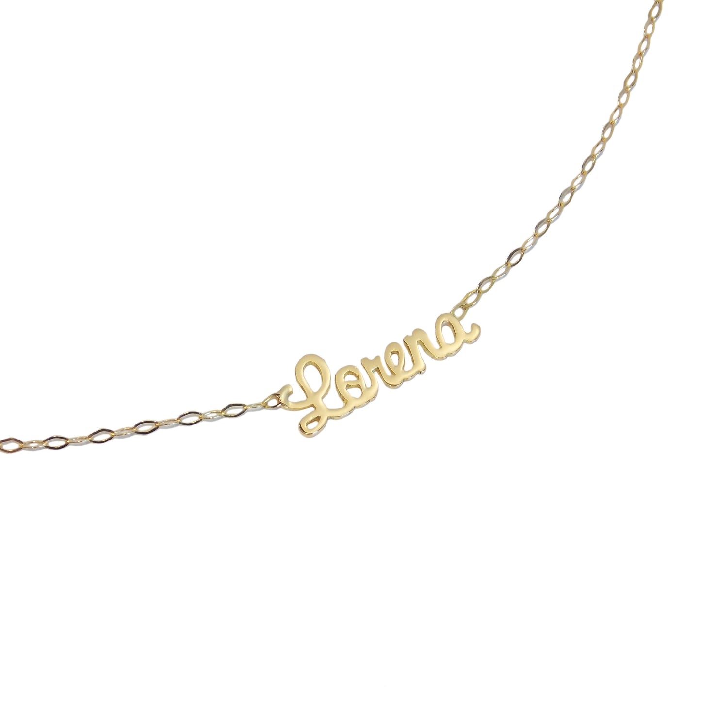 Colar Choker Nome Ouro 18k