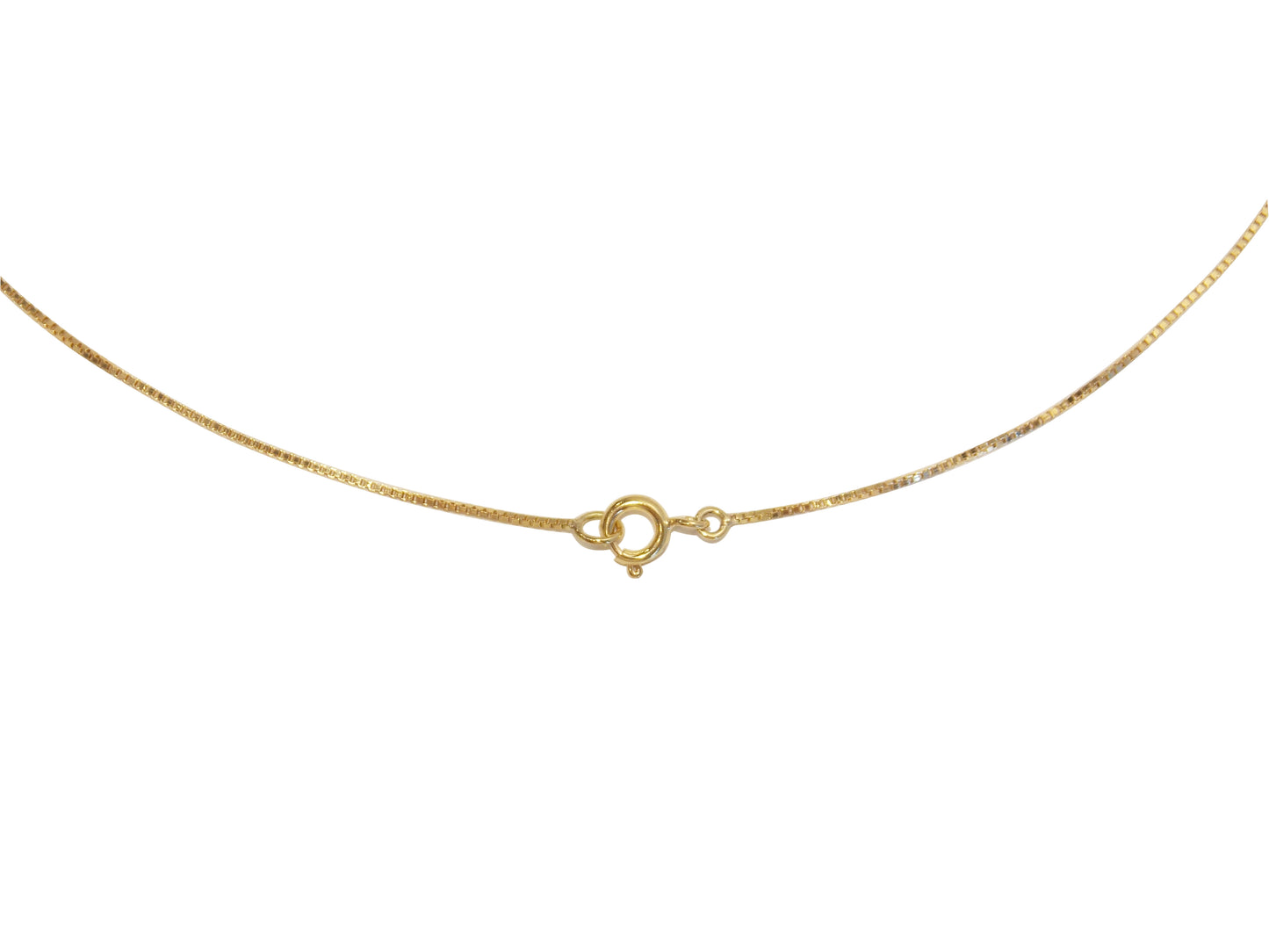 corrente veneziana 0,6mm media em fundo branco