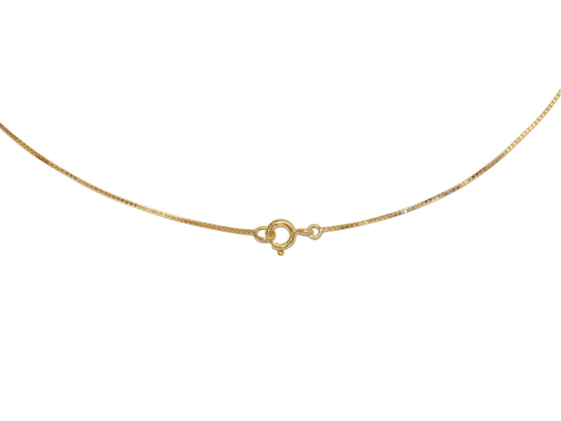 corrente veneziana 0,6mm media em fundo branco