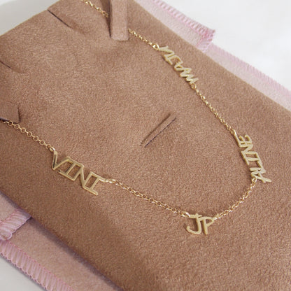 Colar Personalizado Nomes e Apelidos Ouro 18k
