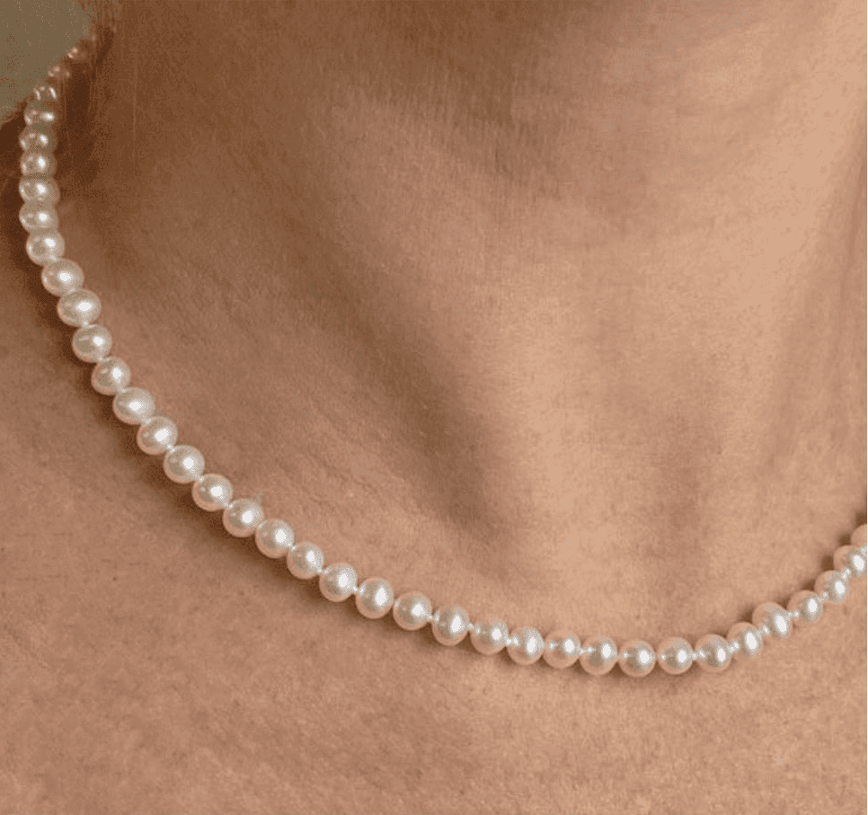 Colarzinho de Pérolas Ouro 18k