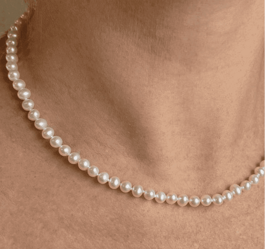 Colarzinho de Pérolas Ouro 18k