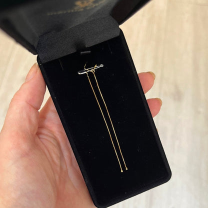 Fios de Brinco Simples Ouro 18k