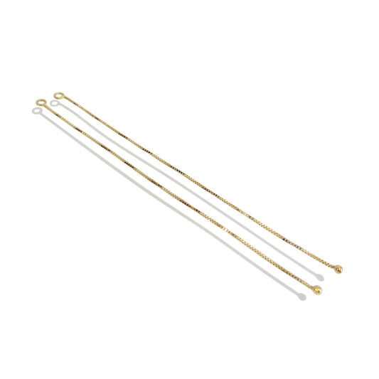 Fios de Brinco Simples Ouro 18k