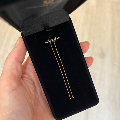 Fios de Brinco Simples Ouro 18k