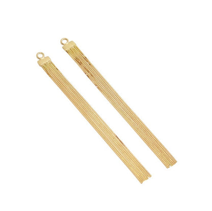 Franja 8 Fios Ouro 18k