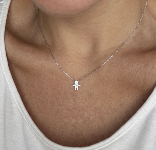 Colar Menino 1cm Diamante - Ouro 18k Rodinado