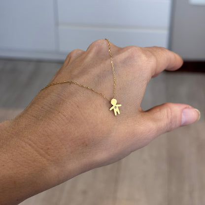 Colar Cartier Menino 1cm Diamante Ouro 18k